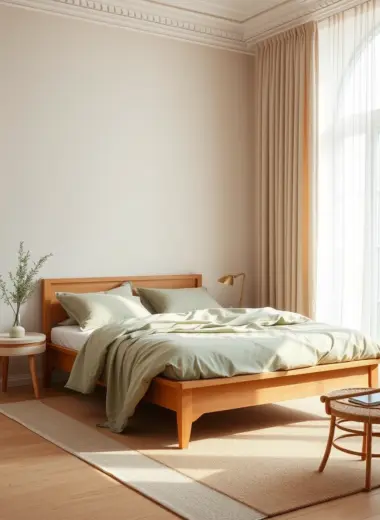Cream and sage bedroom ideas 1