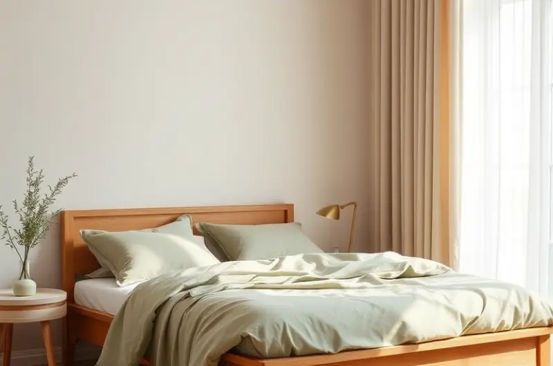 Cream and sage bedroom ideas 1