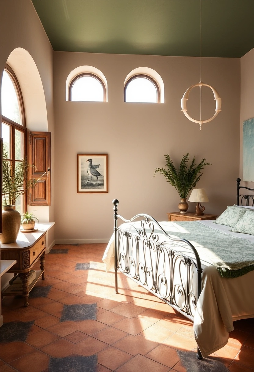 Cream and sage bedroom ideas 12