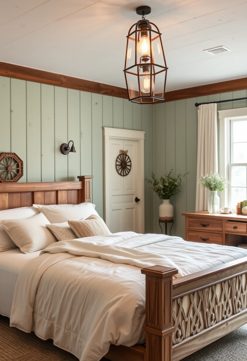 Cream and sage bedroom ideas 13