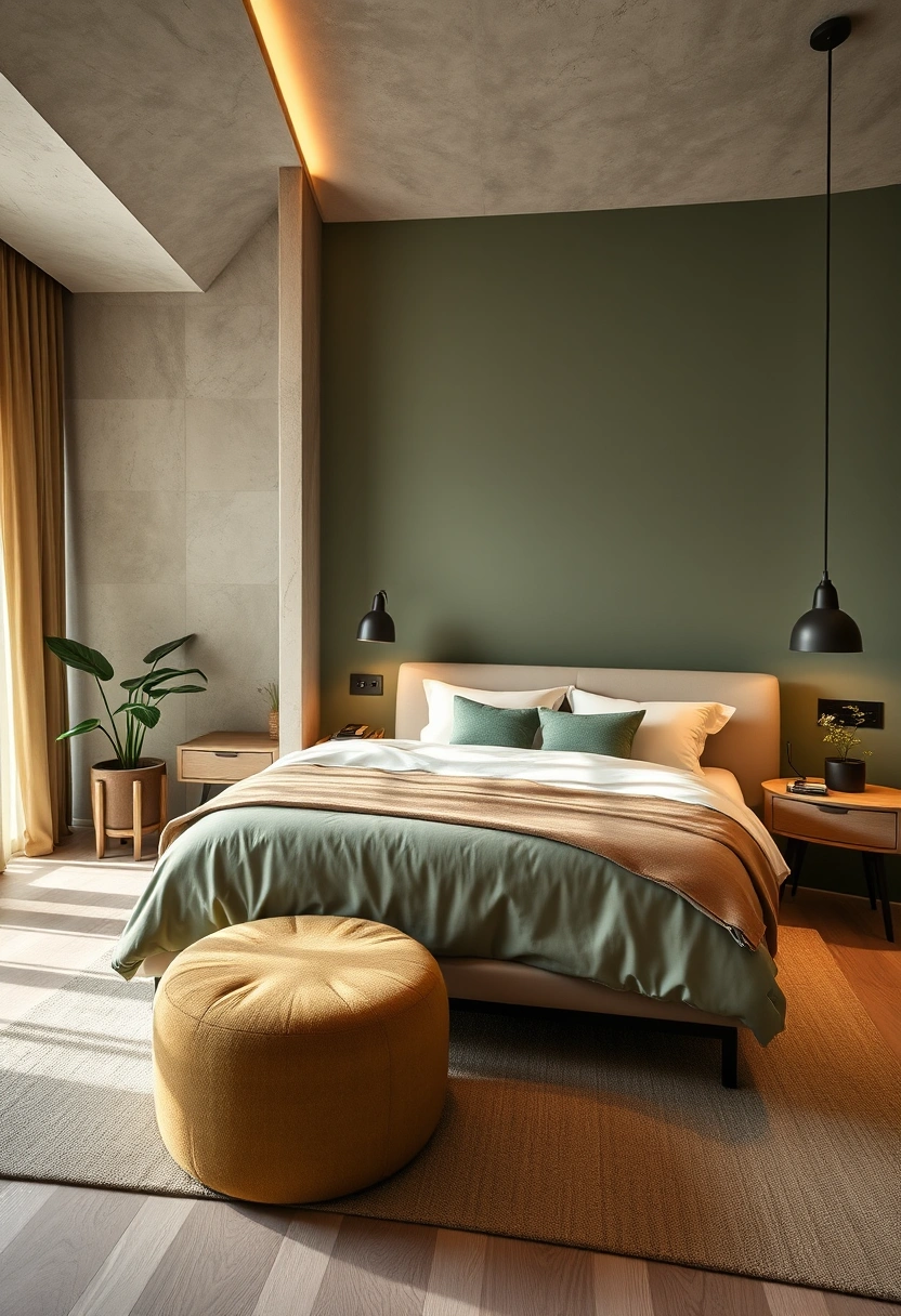 Cream and sage bedroom ideas 15