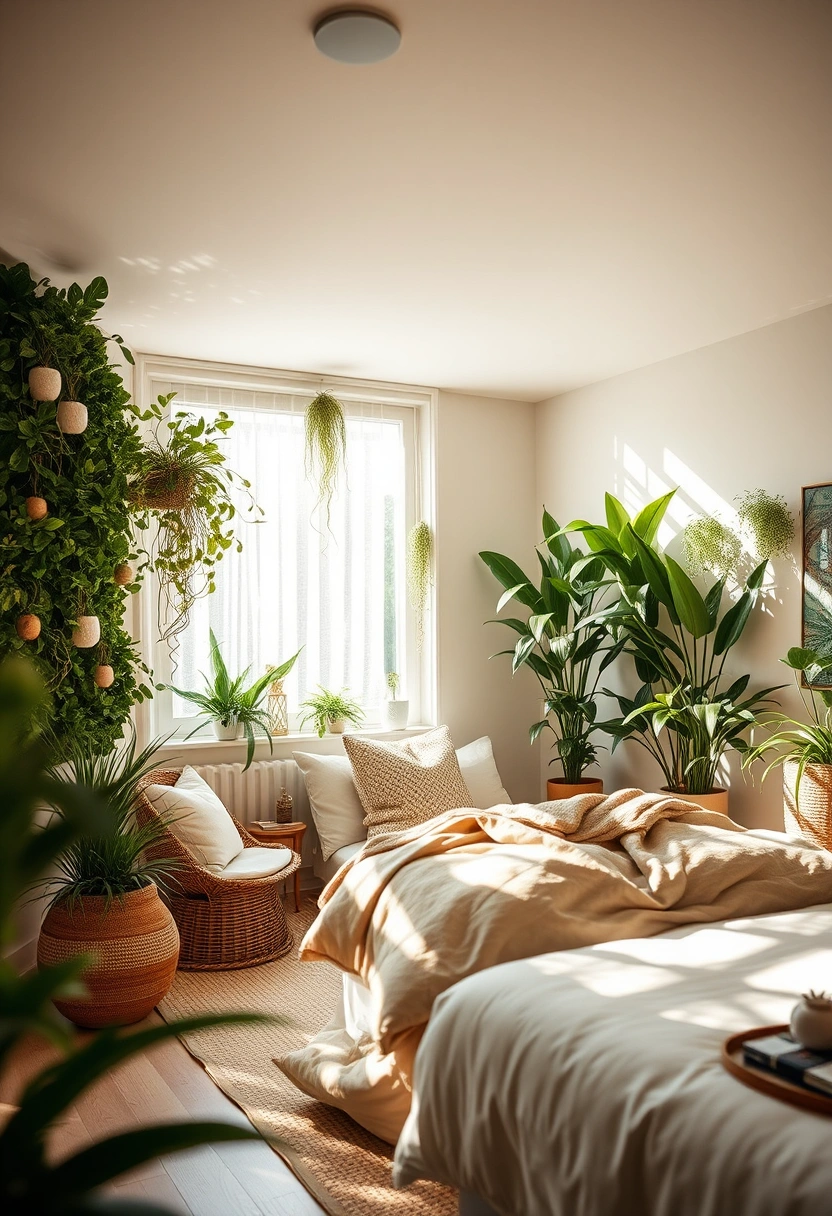 Cream and sage bedroom ideas 19