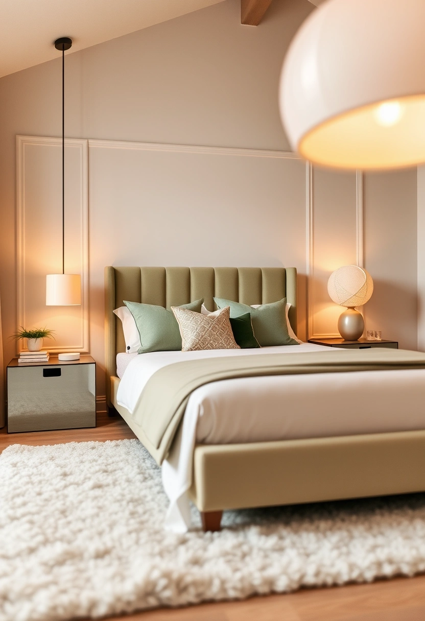 Cream and sage bedroom ideas 2