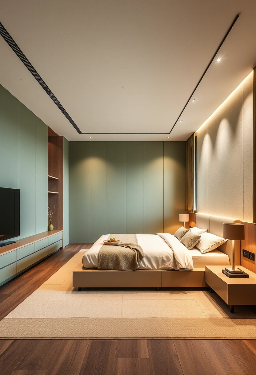 Cream and sage bedroom ideas 20