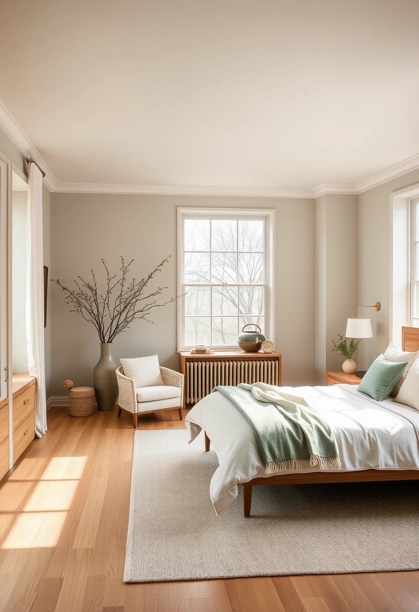 Cream and sage bedroom ideas 4