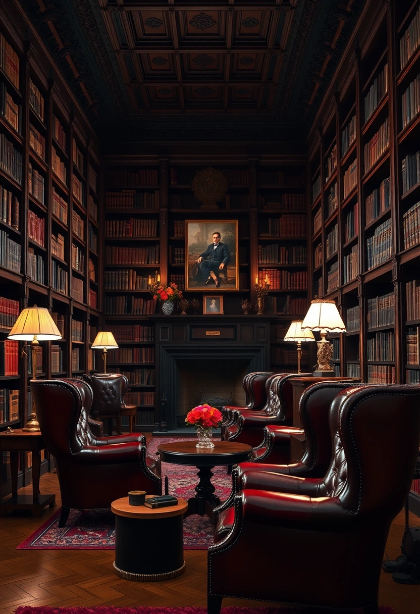 Dark academia decor ideas 13