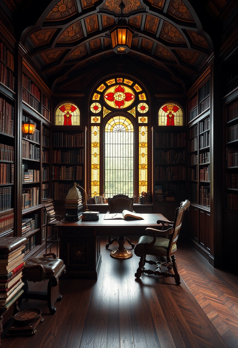 Dark academia decor ideas 14