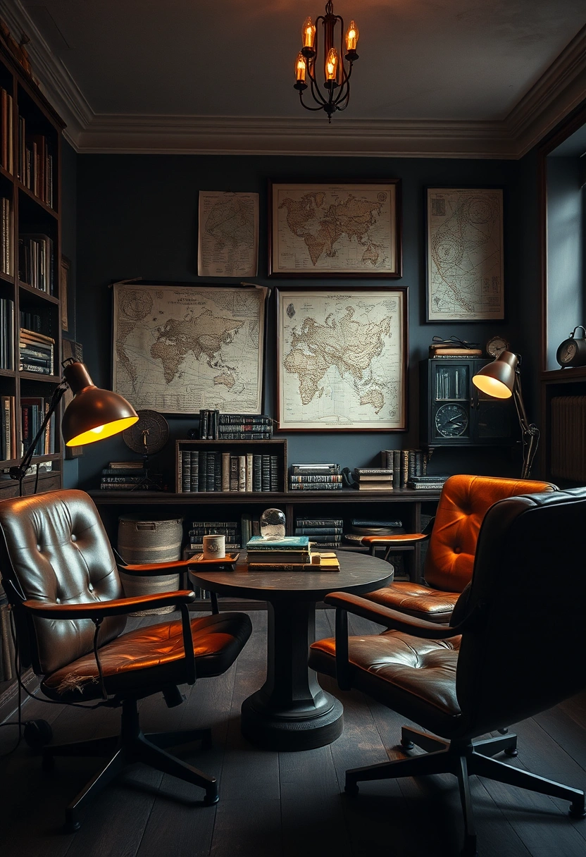 Dark academia decor ideas 17