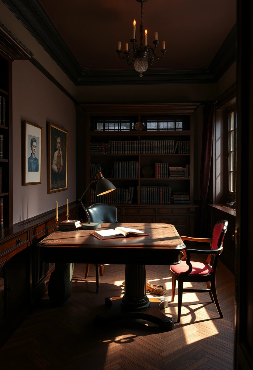 Dark academia decor ideas 2