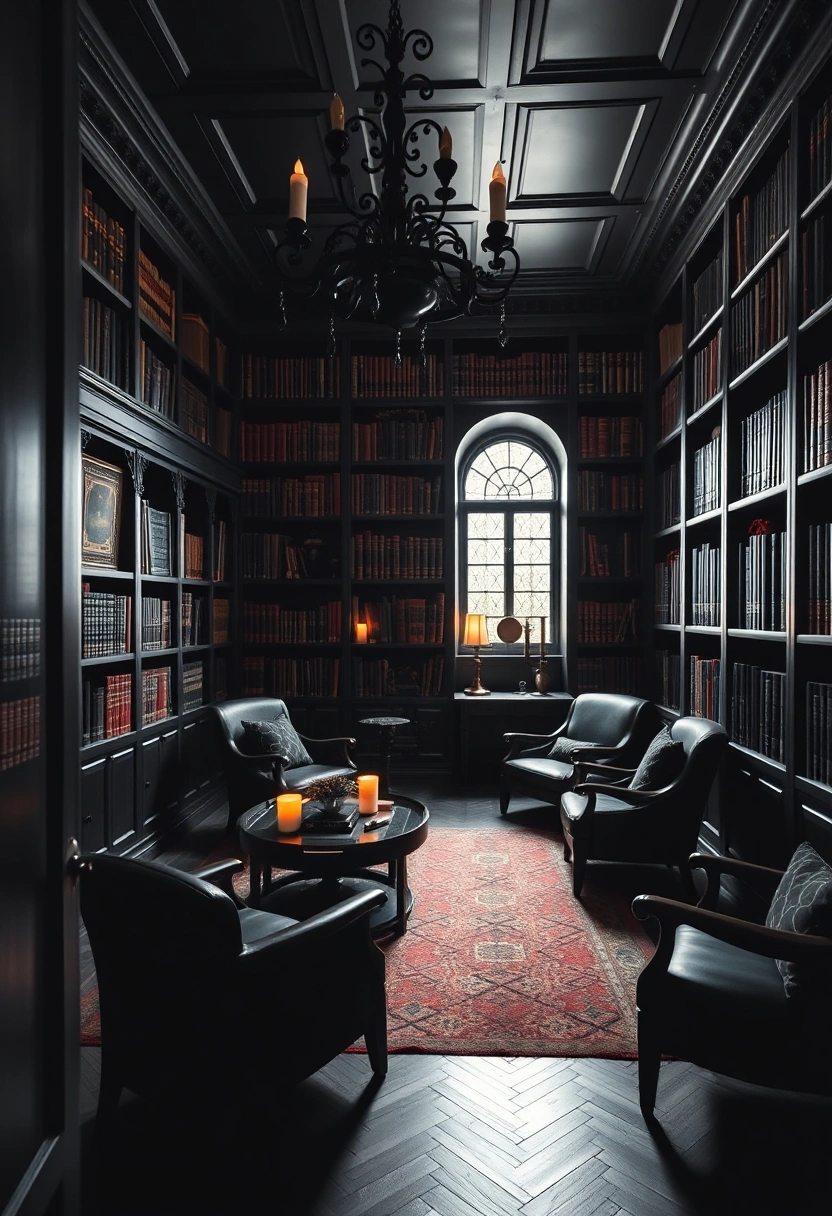 Dark academia decor ideas 20