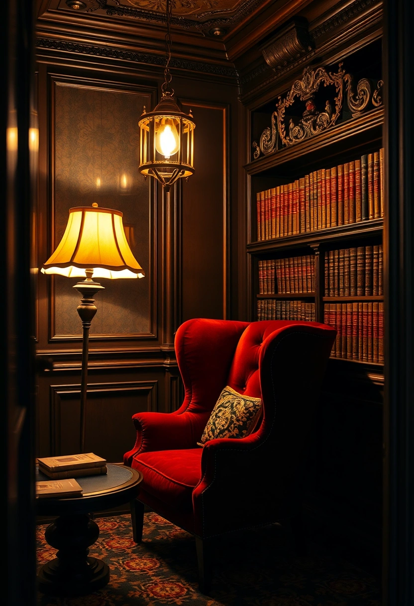 Dark academia decor ideas 3