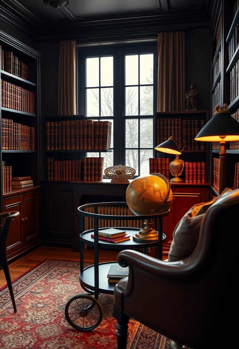 Dark academia decor ideas 7