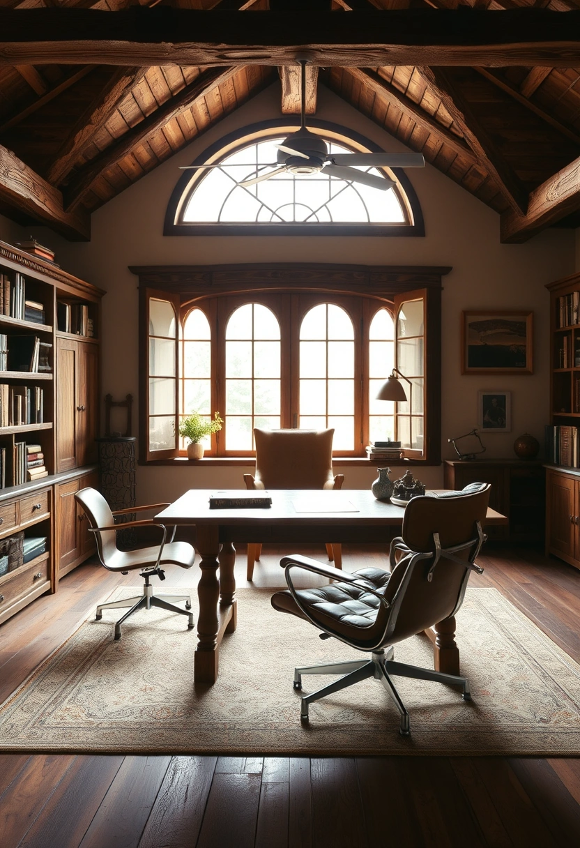 Dark academia office ideas 13