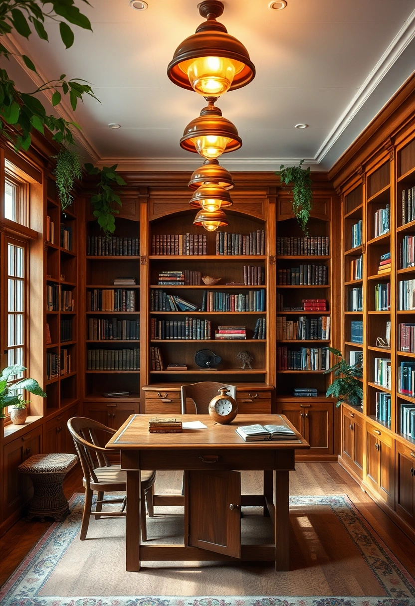 Dark academia office ideas 14