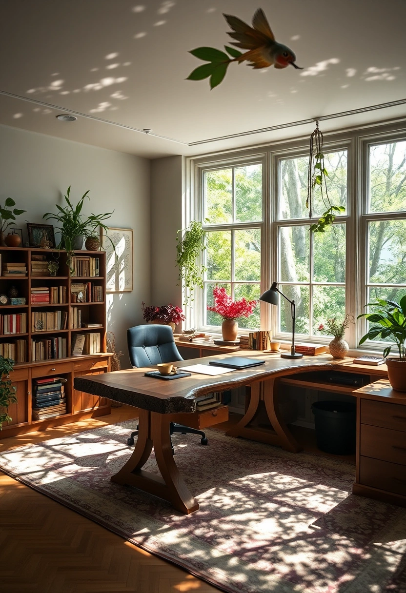 Dark academia office ideas 20
