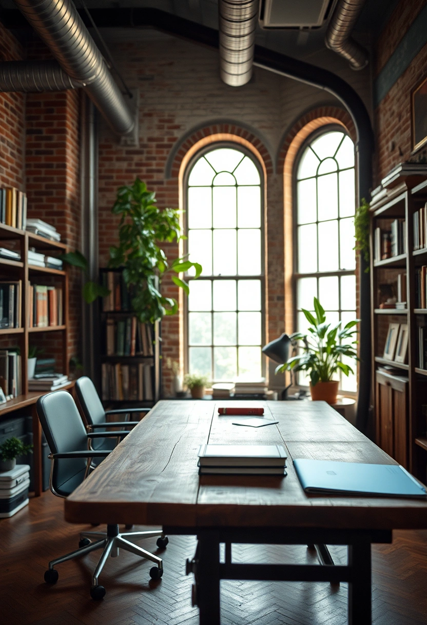 Dark academia office ideas 3