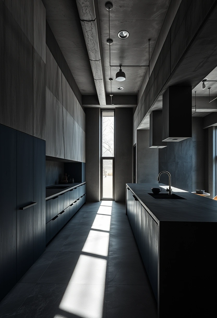 Dark blue kitchen ideas 15