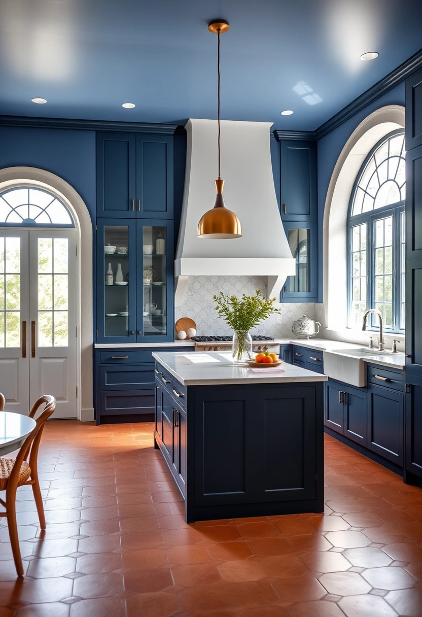 Dark blue kitchen ideas 6