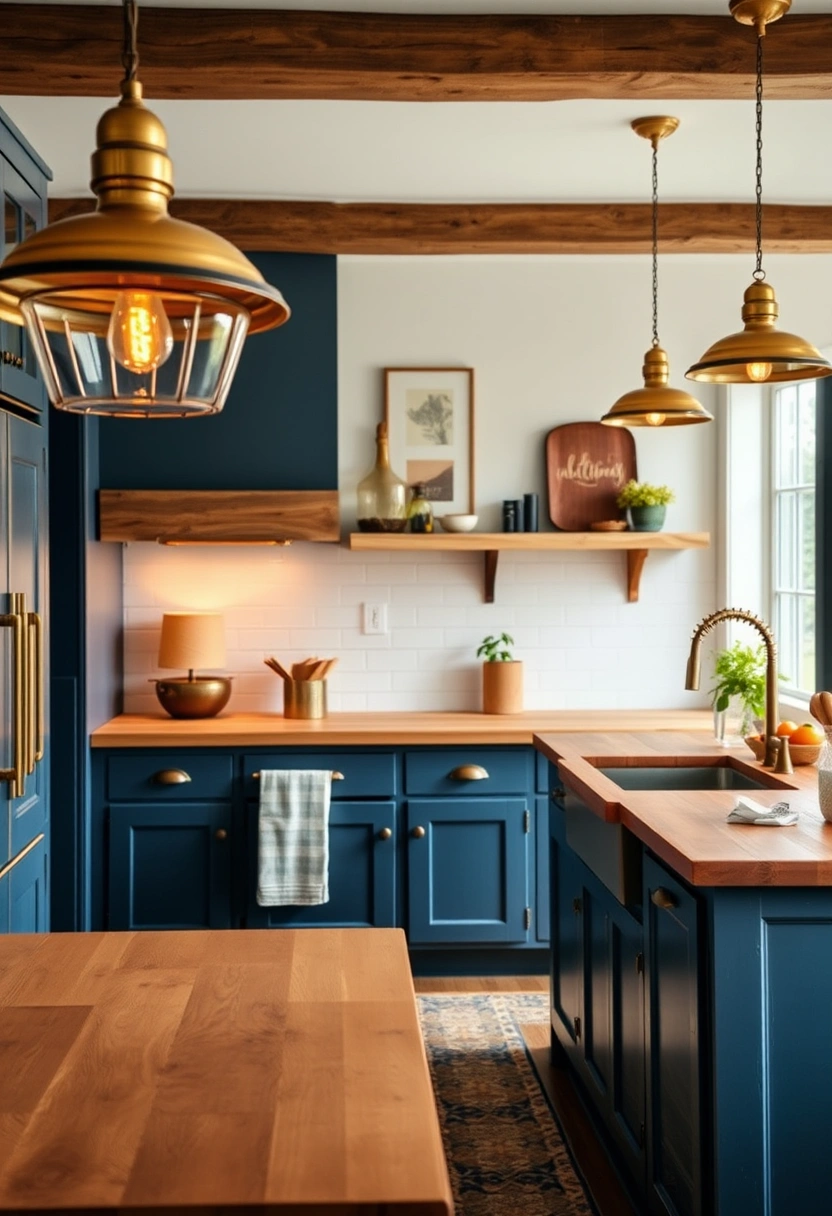 Dark blue kitchen ideas 9