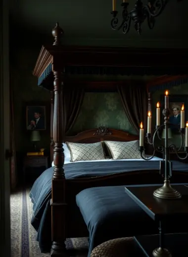 Dark cottagecore bedroom ideas 1