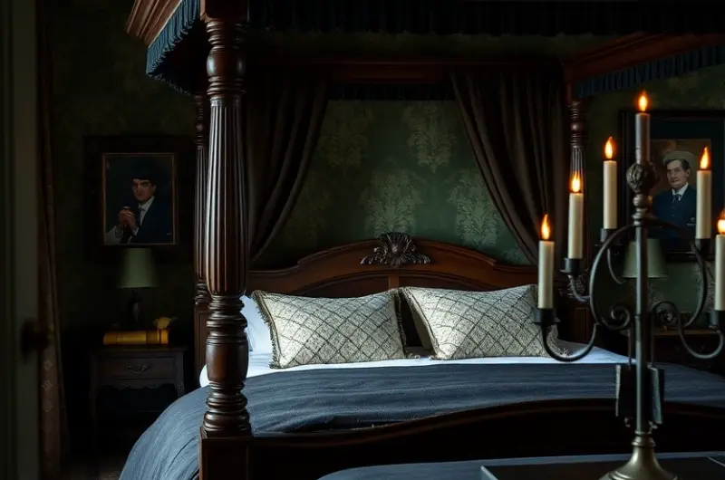 Dark cottagecore bedroom ideas 1