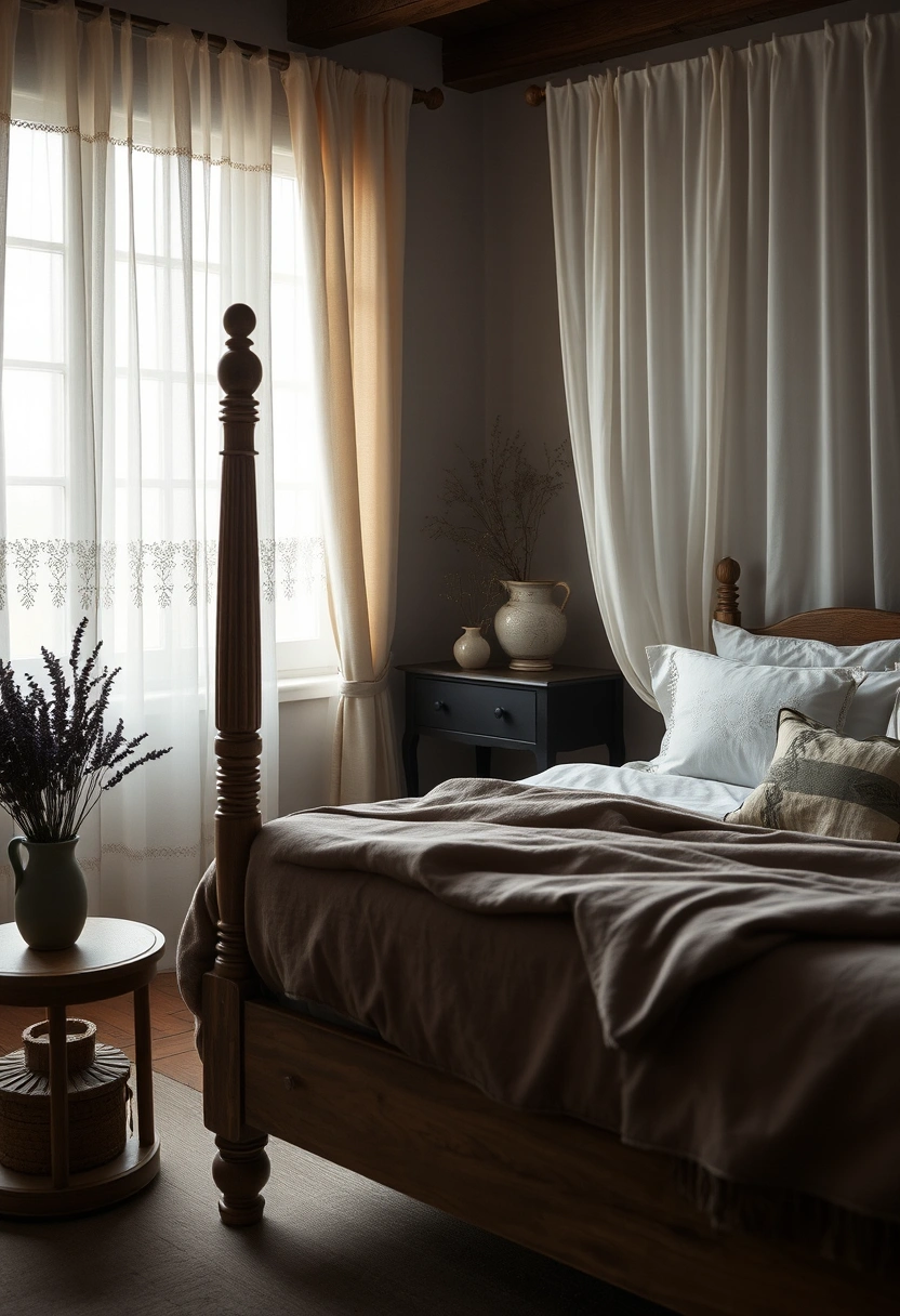 Dark cottagecore bedroom ideas 10
