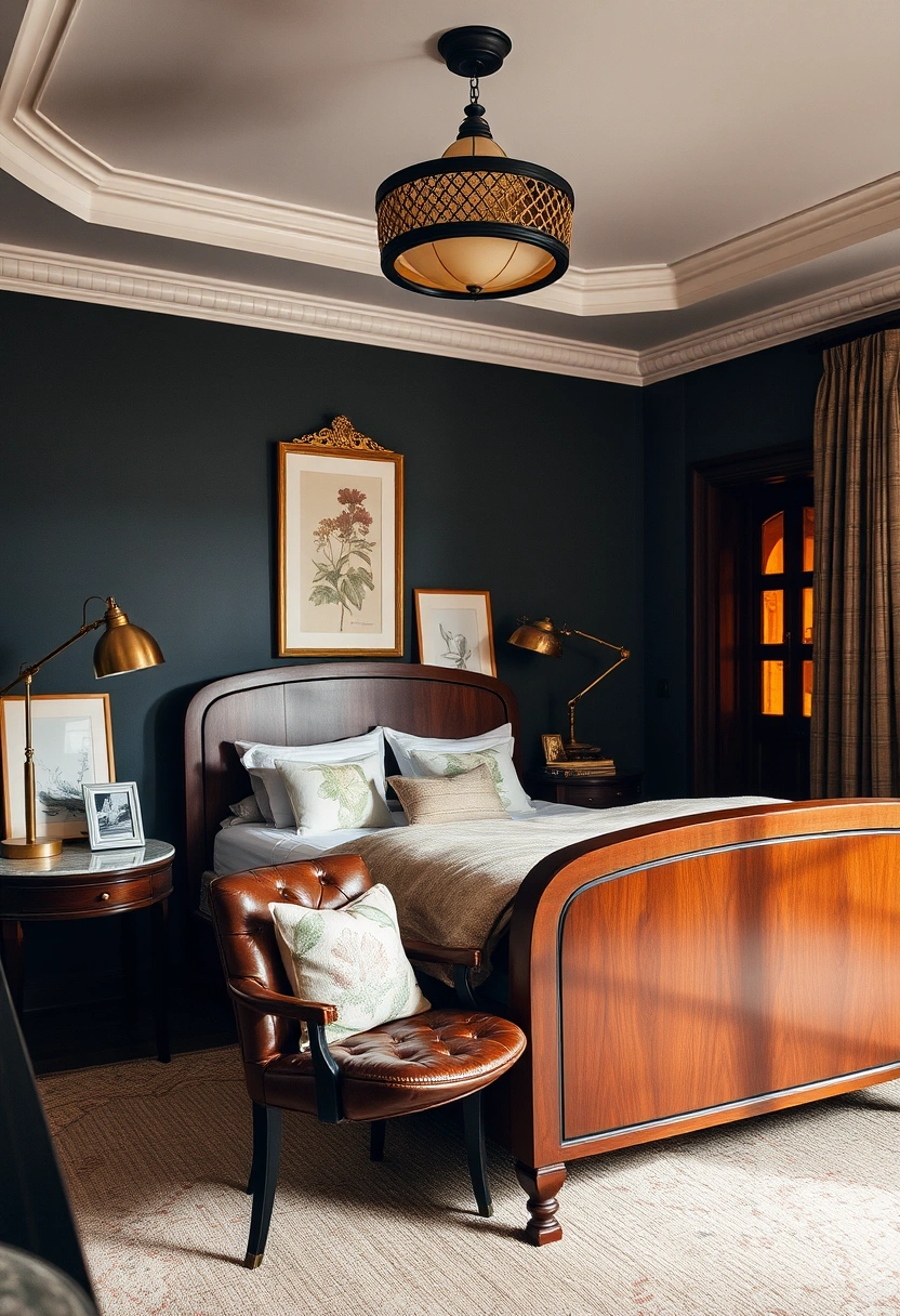 Dark cottagecore bedroom ideas 14