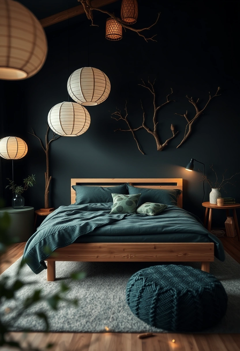 Dark cottagecore bedroom ideas 17