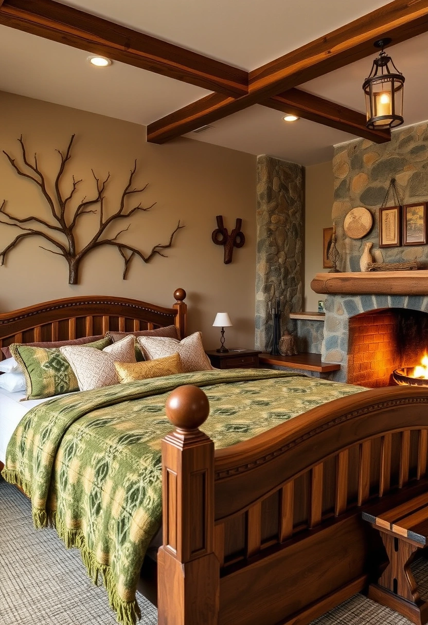 Dark cottagecore bedroom ideas 5
