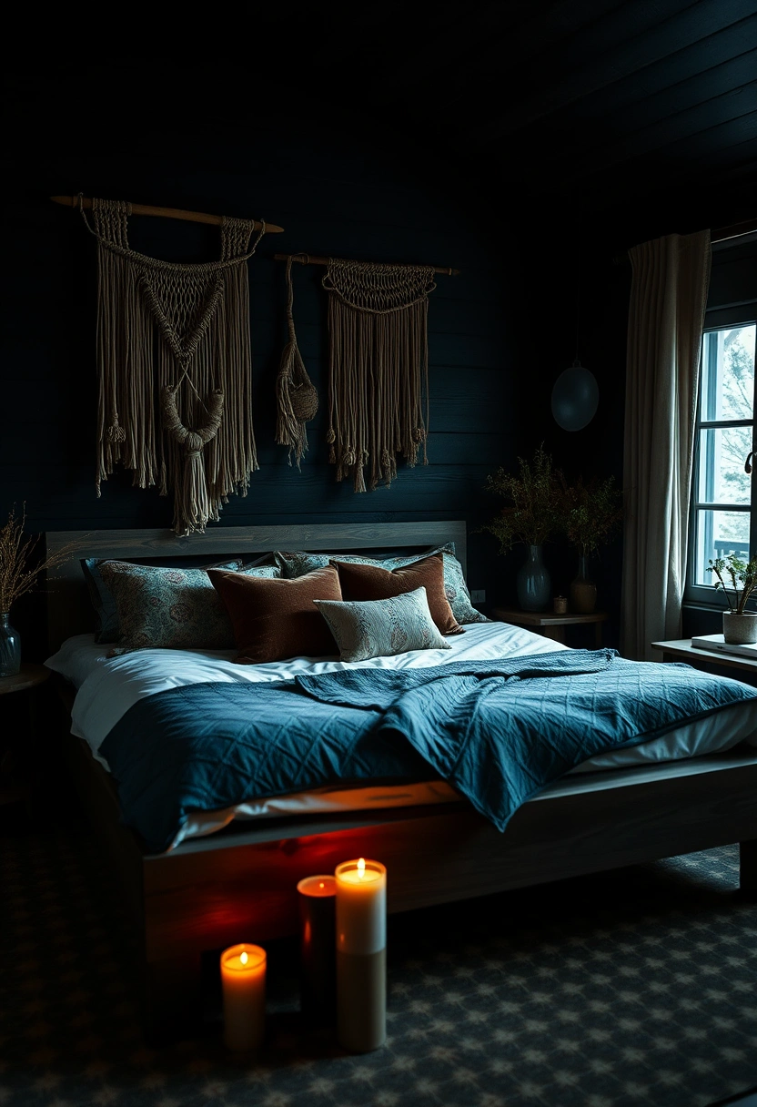 Dark cottagecore bedroom ideas 6