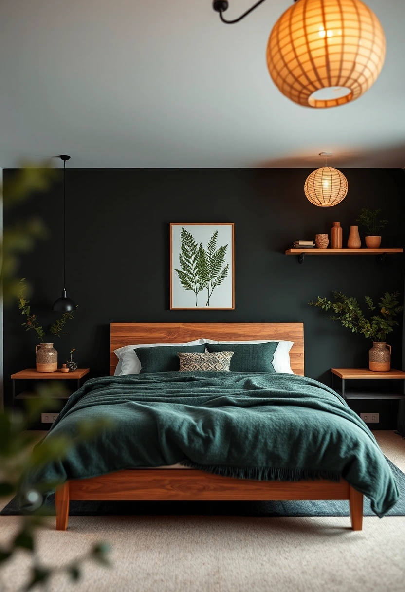 Dark cottagecore bedroom ideas 8