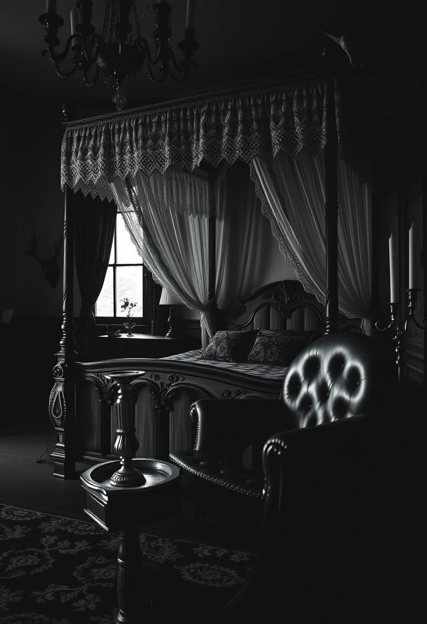 Dark cottagecore bedroom ideas 9