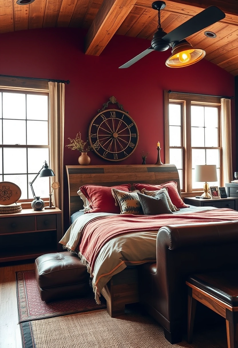 Dark earthy bedroom ideas 13