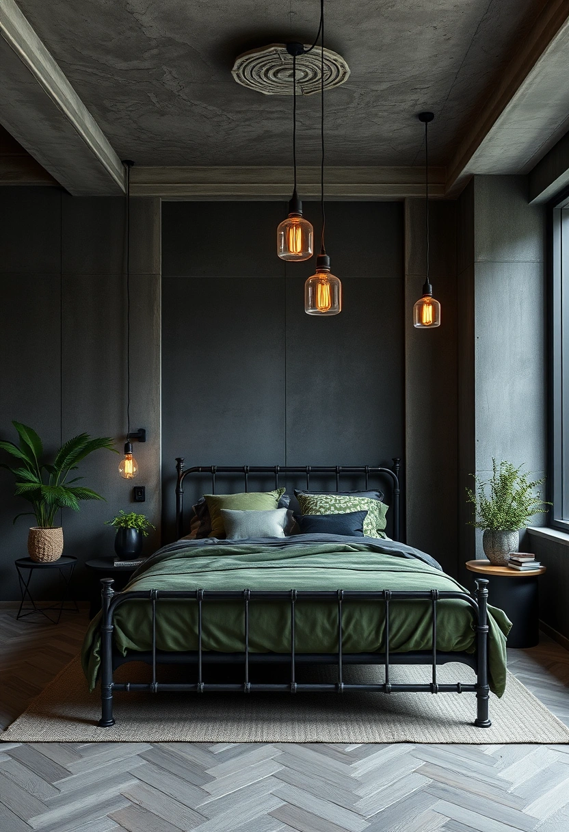 Dark earthy bedroom ideas 2