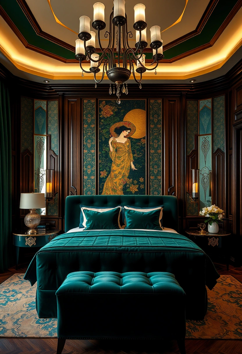 Dark earthy bedroom ideas 9