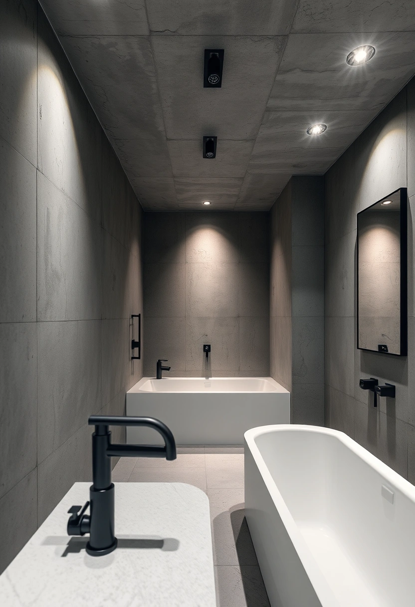 Dark feminine bathroom decor ideas 12