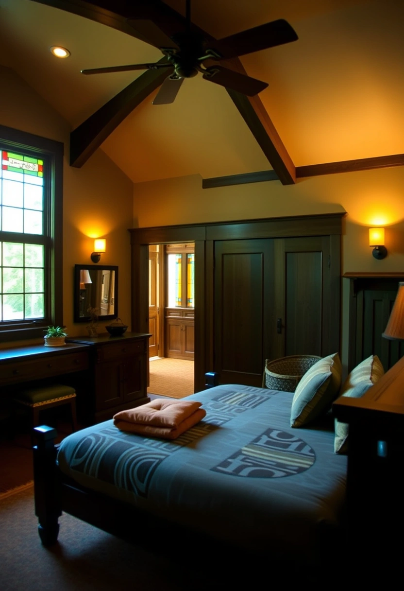 Dark green bedroom ideas 18