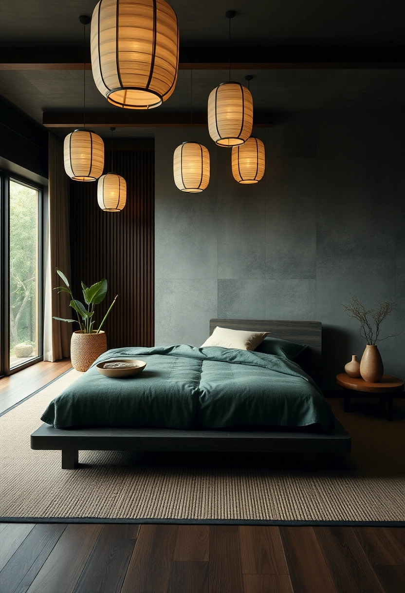 Dark green bedroom ideas 9
