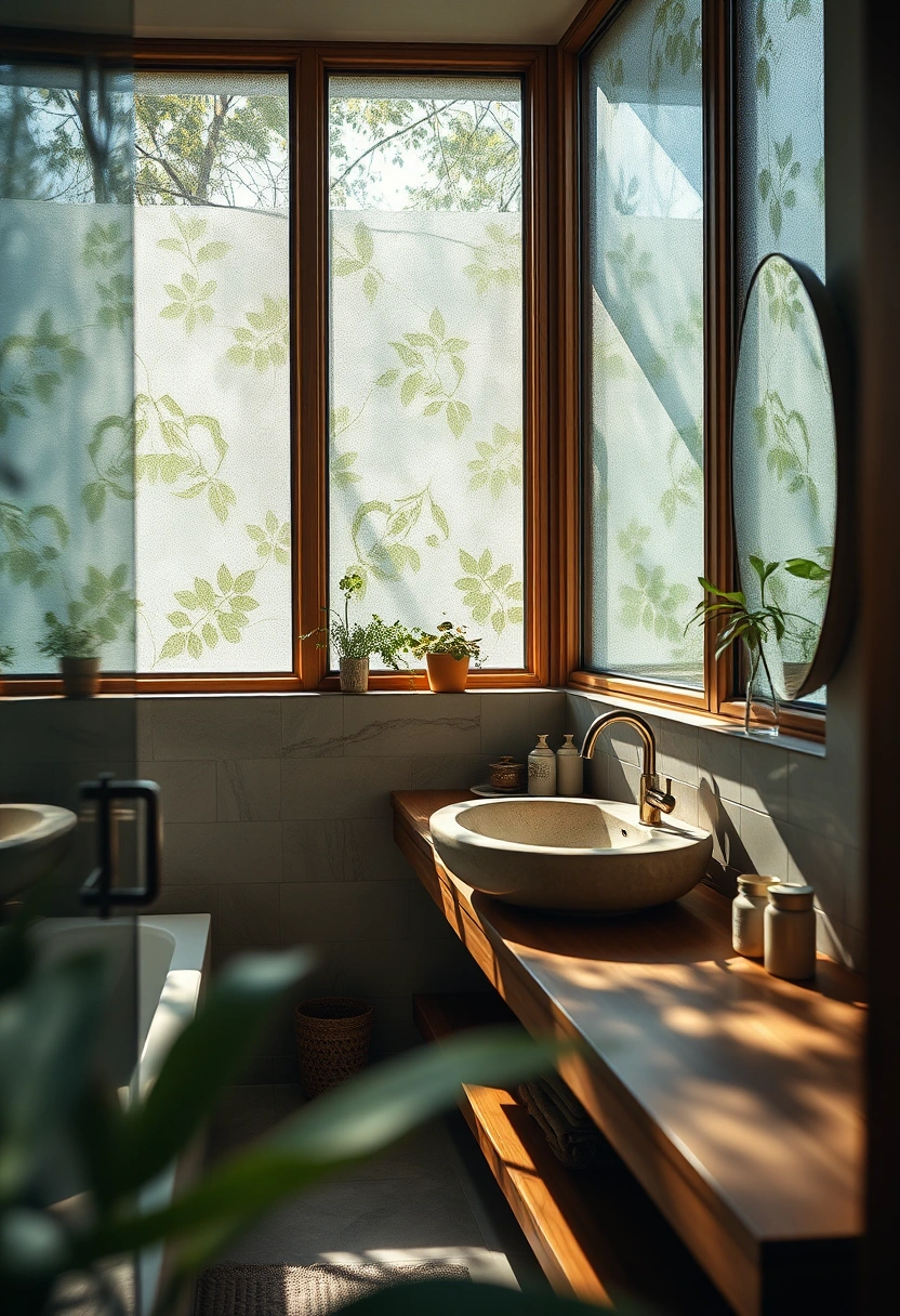 Earthy bathroom ideas 1