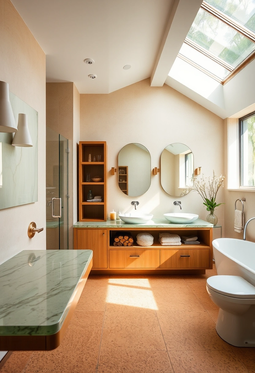 Earthy bathroom ideas 14