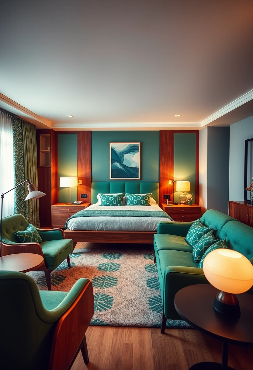 Emerald green bedroom ideas 10