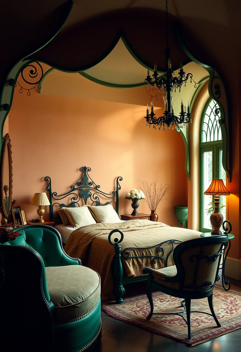 Emerald green bedroom ideas 15