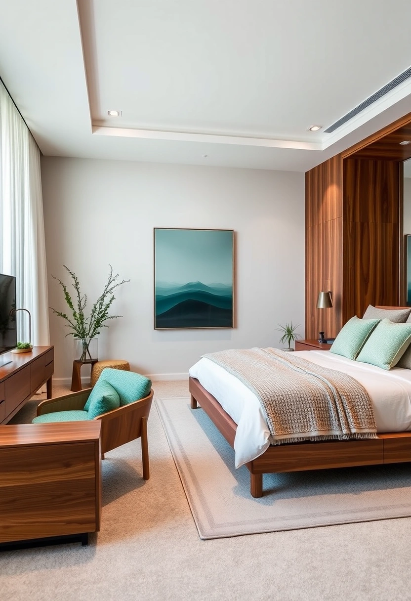 Emerald green bedroom ideas 4