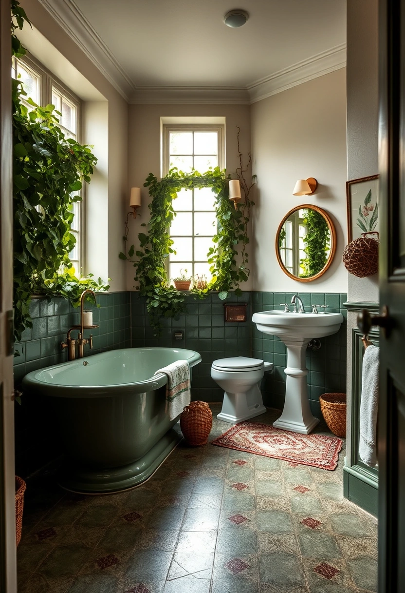 English cottage bathroom ideas 14