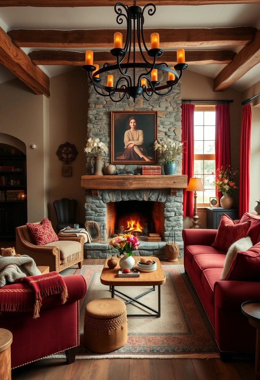 English cottage living room ideas 12