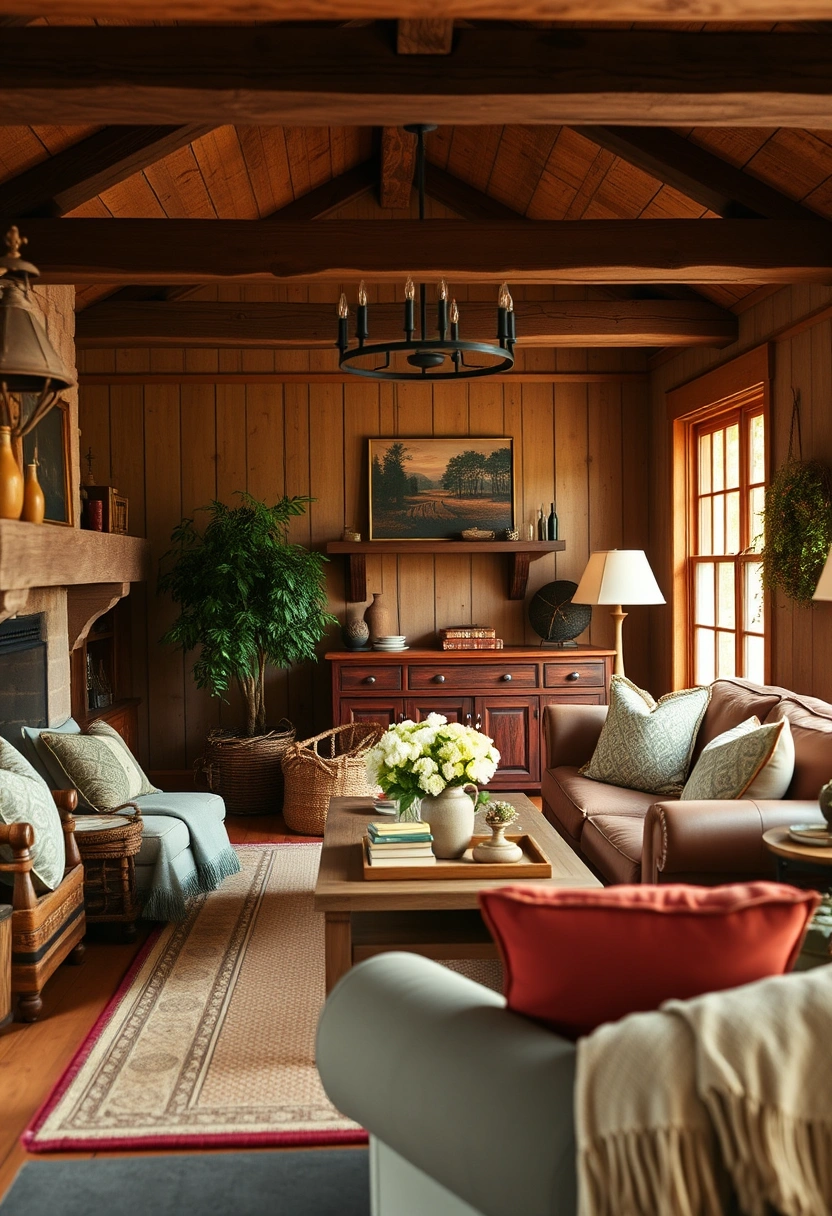 English cottage living room ideas 19