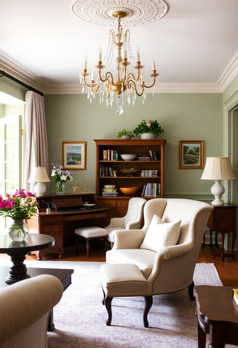 English cottage living room ideas 20