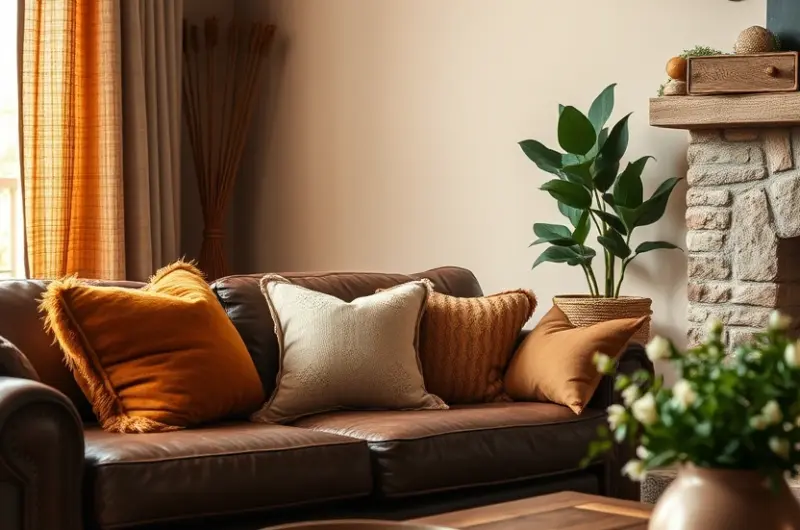 Fall couch decor ideas 1