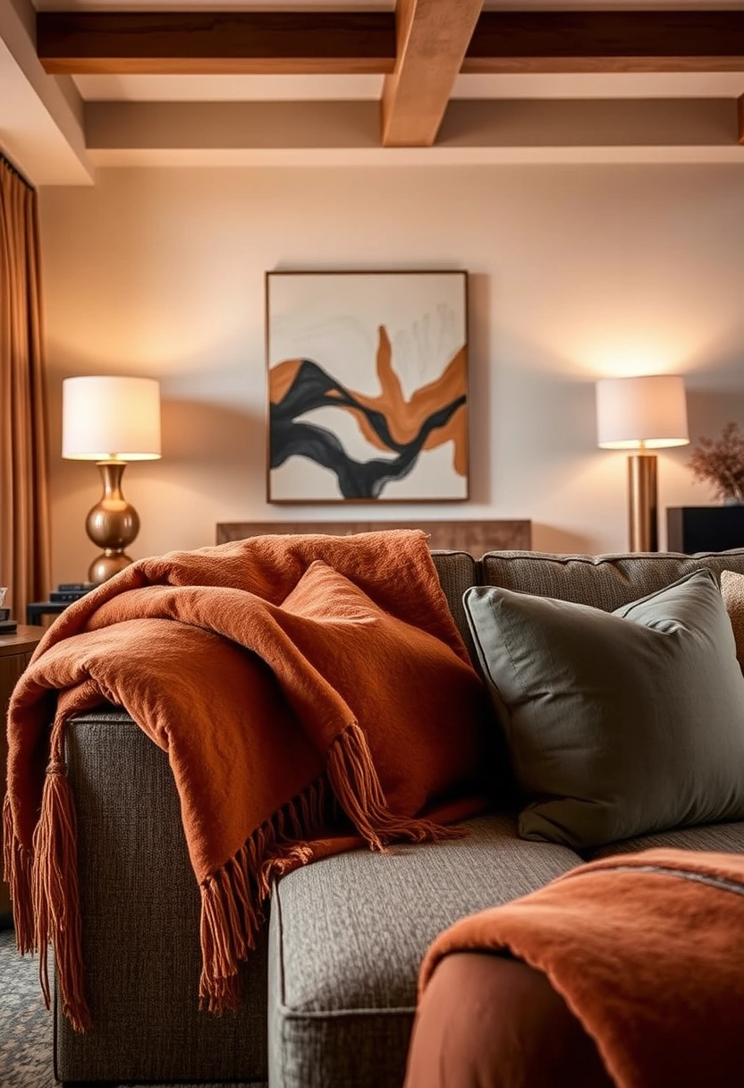 Fall couch decor ideas 2