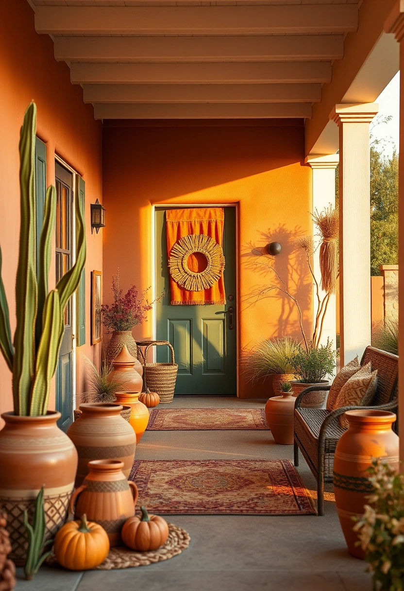 Fall front porch decor ideas 13